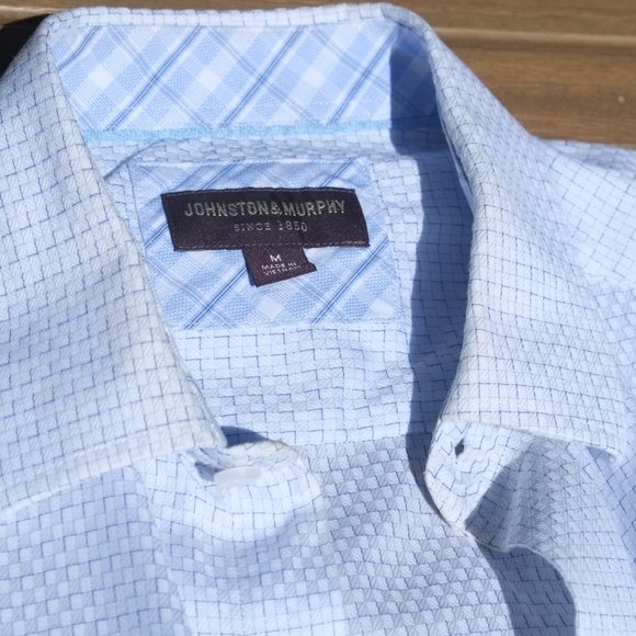 Johnson & Murphy M blue / white patterned - Picture 3 of 3